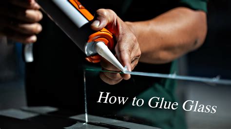 how to glue glass together